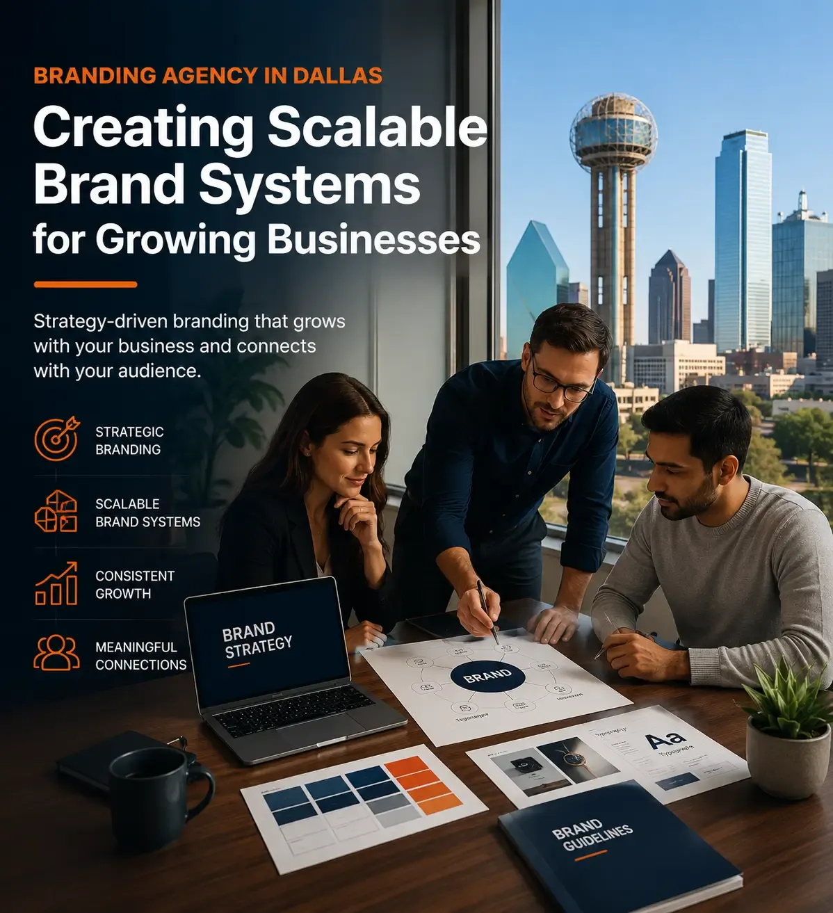 Branding Agency in Dallas Creating Scalable Brand Systems for Growing Businesses